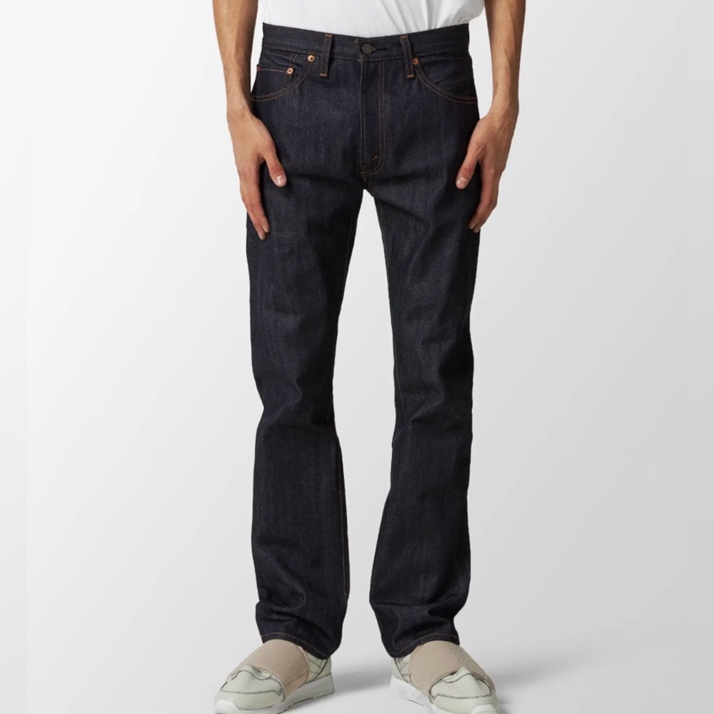 AG Adriano Goldschmied "The Matchbox" Slim Straight Jeans - Dark Wash Wash